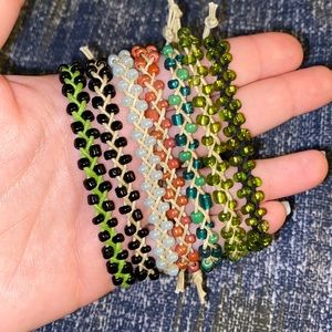 Handmade adjustable bracelets